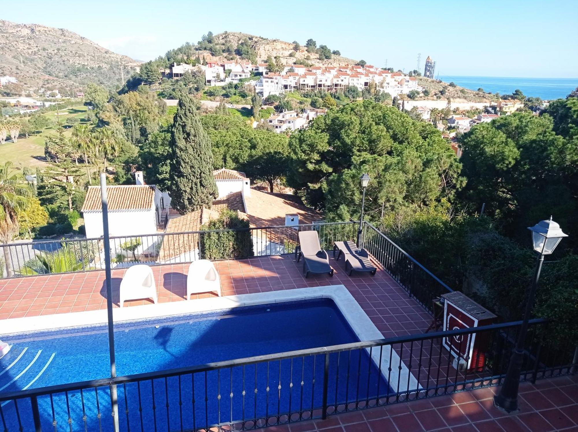 Apartamento En Villa Con Piscina Malaga Luaran gambar